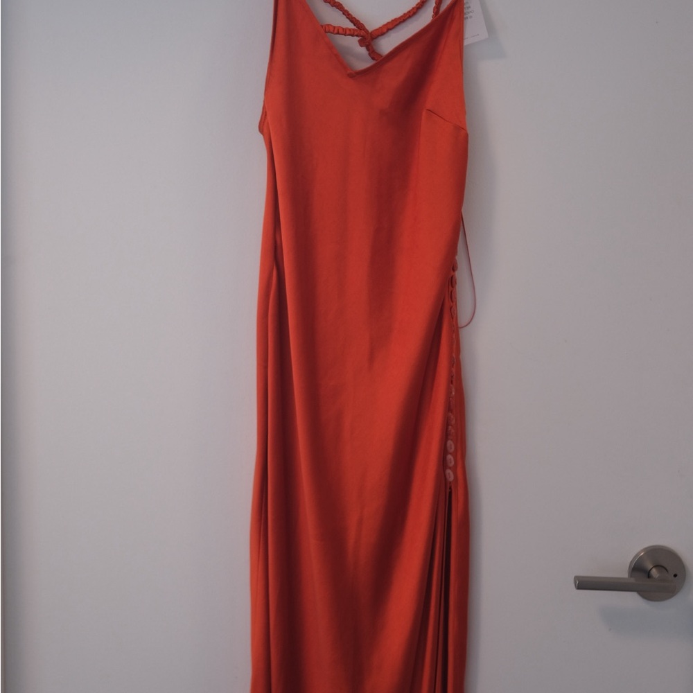 Cult Gaia NWT Orange Sleeveless Dress